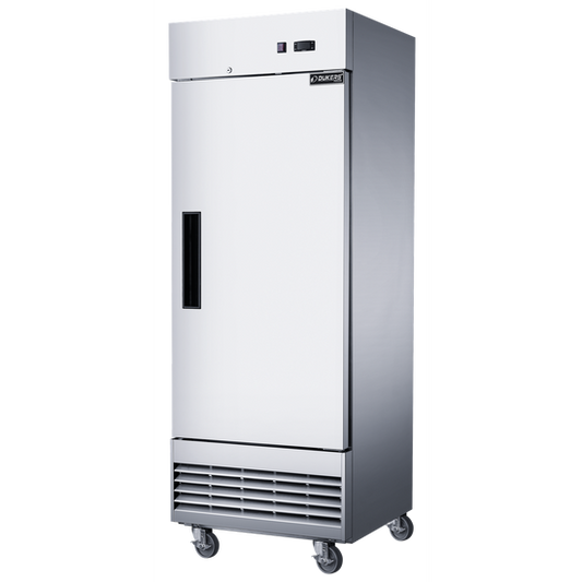 D28F Single Door Commercial Freezer in Stainless Steel