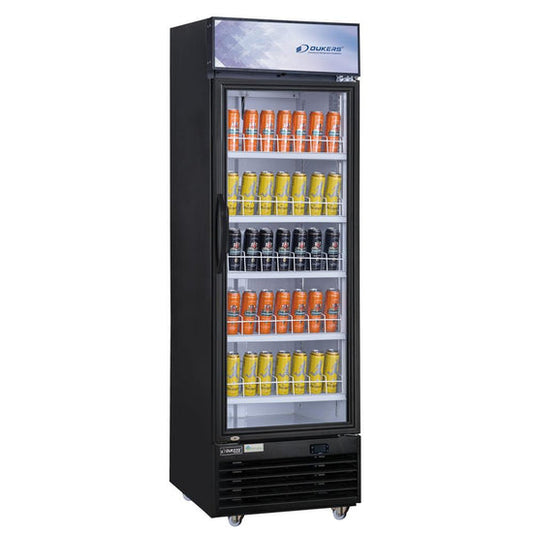 DSM-15R Commercial Single Glass Swing Door Merchandiser Refrigerator
