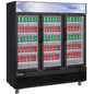 DSM-69R Commercial Glass Swing 3-Door Merchandiser Refrigerato